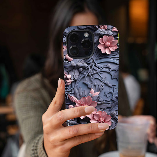 Sonique 3D-Blumenserie Hülle für Samsung Galaxy Z Flip 6 Pink 02