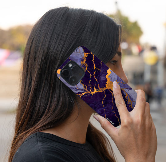 Sonique Marble Series Hülle für Samsung Galaxy Z Flip 6 Lila
