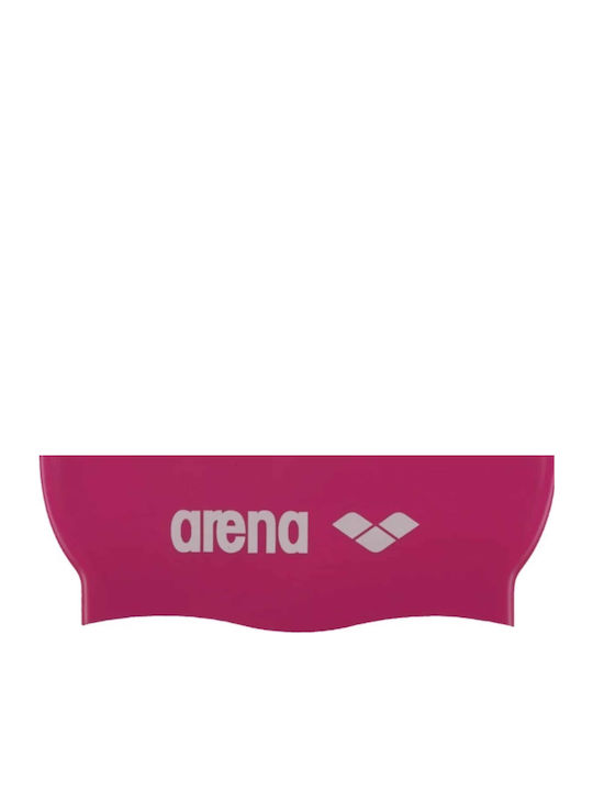 Arena Silicone Kids Swimming Cap Fuchsia