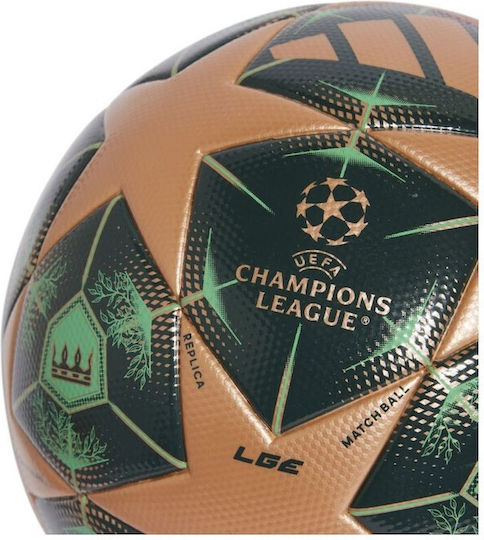 adidas Uefa Μπάλα Ποδοσφαίρου Μαύρη