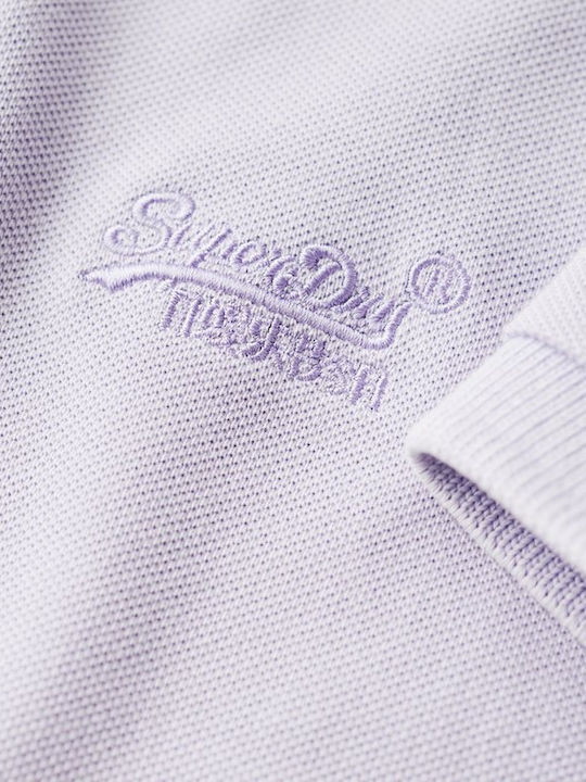 Destroy Polo T-Shirt Helle Lavendel Lila