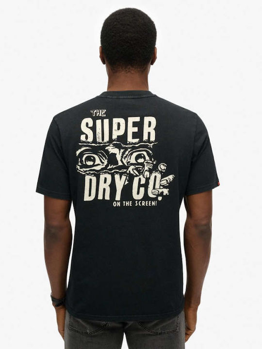 Superdry Graphic T-shirt Μαύρο