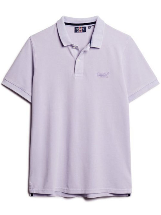 Destroy Polo T-Shirt Helle Lavendel Lila