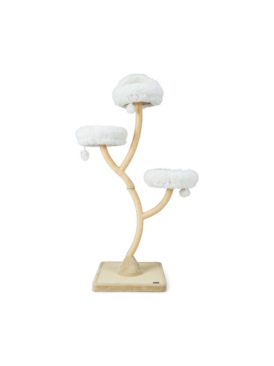 Costway Kratzbaum Katzenbäume Beige 59x59x178cm