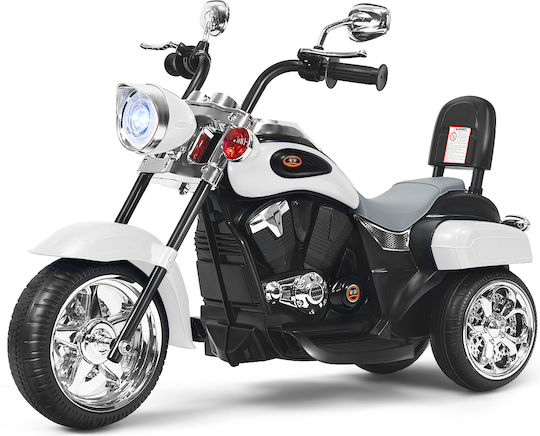 Παιδική Μηχανή Ηλεκτροκίνητη 6 Volt Λευκή για 3+ ετών