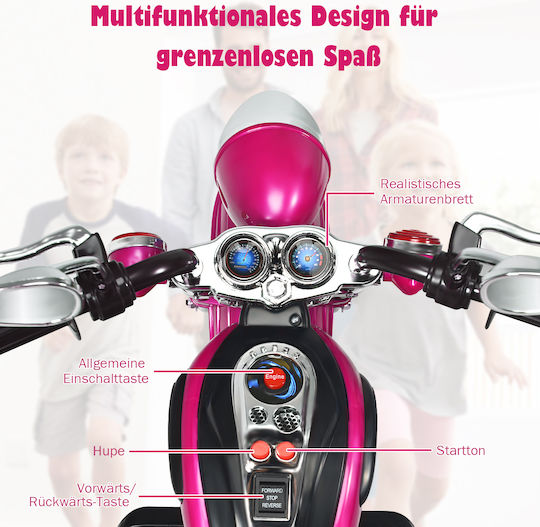 Kinder Motorrad Inspiriert Elektroantrieb 6 Volt Rosa