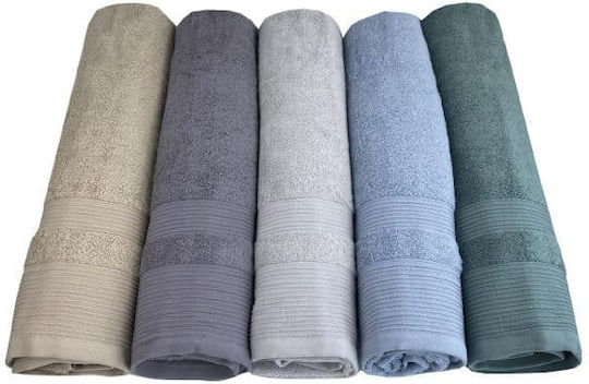Koulis Carpets Hotel Bathroom Towel 150x80 cm 550gsm Gray
