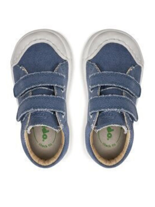 Kinder Sneakers Hoch mit Klettverschluss Blau