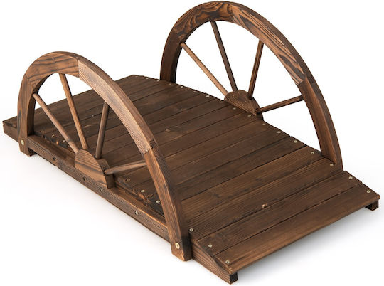 Costway Decorative Bridge Garden Wooden 101.5cmx48.5cmx38cm NP10804BN