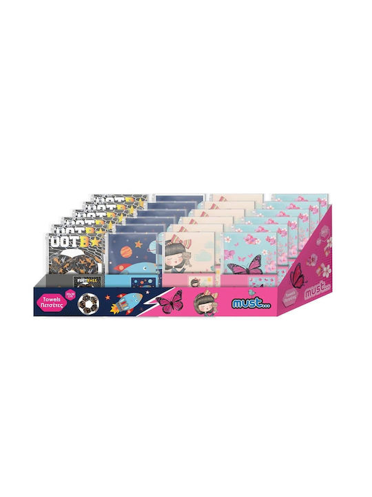 Must Team Baby-Badetuch Rosa 30 cmx30cm