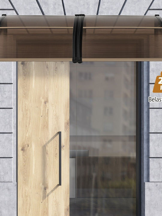 Costway Policarbonat Acoperișul Capony Ușă / Fereastră Π122xΒ99cm