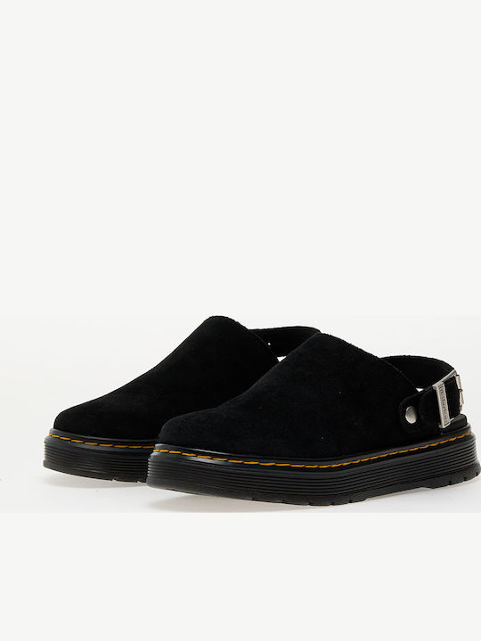 Dr. Martens Brookline Ανδρικά Δερμάτινα Σαμπό Μαύρα