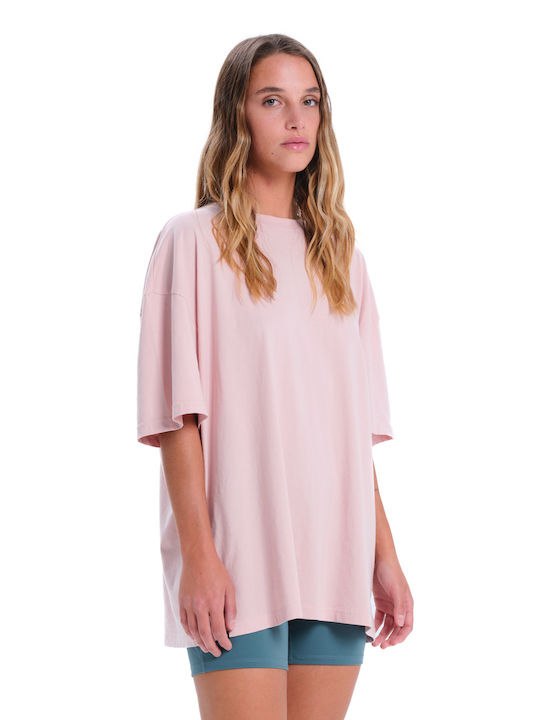 Γυναικείο Oversized T-shirt Ροζ