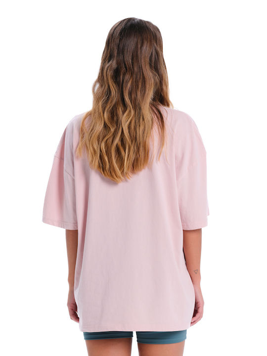 Γυναικείο Oversized T-shirt Ροζ