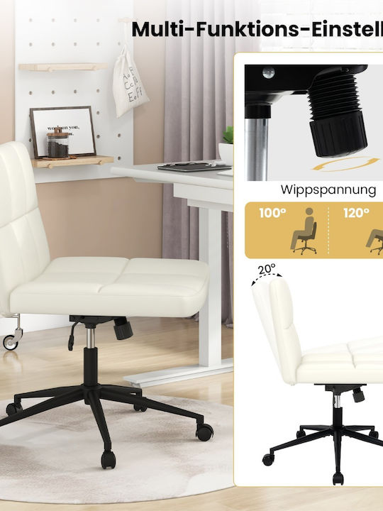 Stuhl Büro Beige Costway