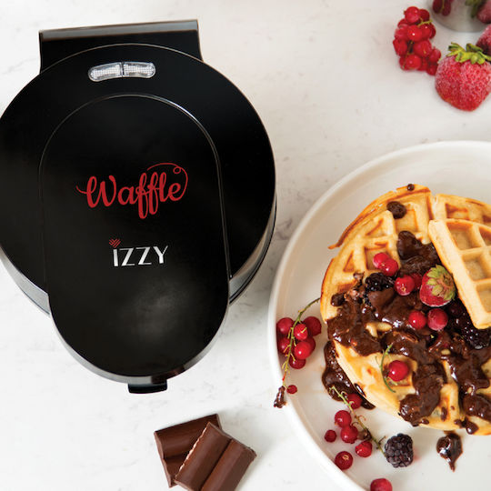 Izzy IZ-2003 Waffeleisen Für Runde Waffeln 1000W