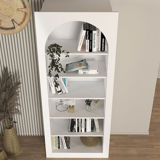 Bibliothek Voila Weiß 74x35x180cm