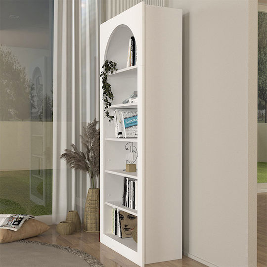 Bibliothek Voila Weiß 74x35x180cm