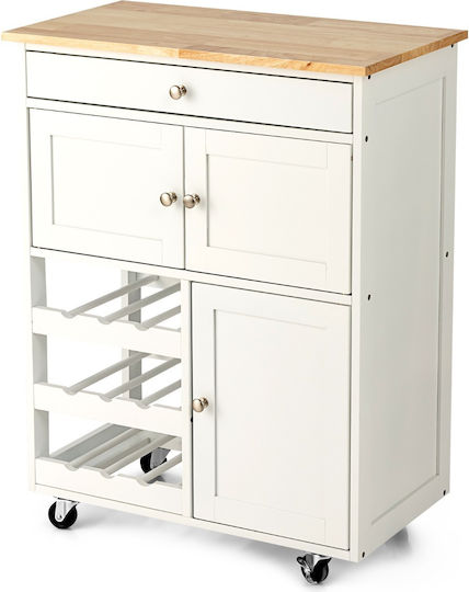 Floor Cabinet White 67x37x87cm