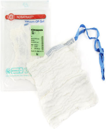Laparotomy Sponge White Cord Nobatrast 45 x 45cm 4ply X-ray 2pcs