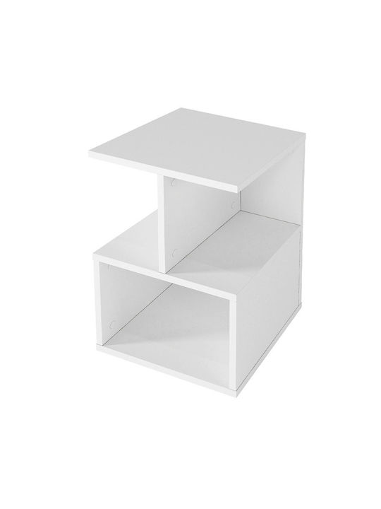 Κομοδίνο Entiero Ξύλινο Λευκό 39.8x35x54.6cm GP042-0270,2
