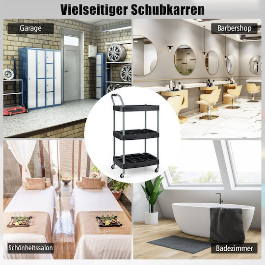 Costway Rollbar Metallisch Werkzeugkiste