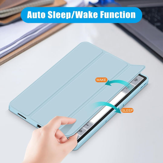 Husa Ultra Slim Pentru Lenovo Idea Tab Pro Tab P12 12.7" Silicon Tpu Smart Cover Ice Blue