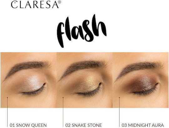 Claresa Flash Fard De Pleoape În Formă Pudră Presată Snow Queen 3gr