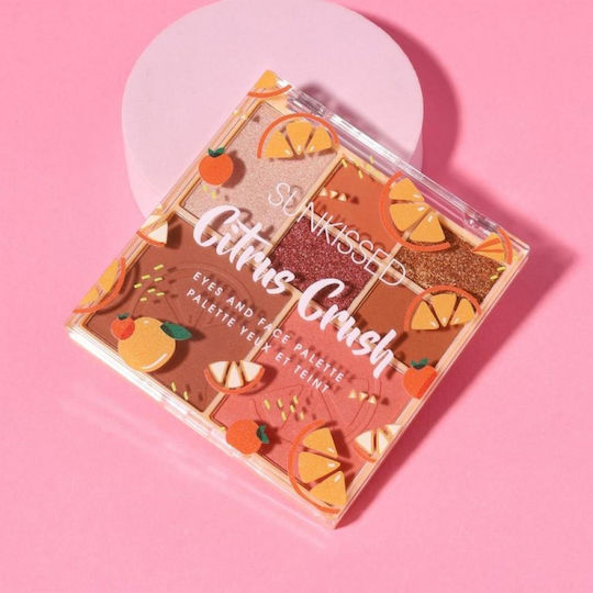 Sunkissed Παλέτα με Σκιές Ματιών σε Στερεή Μορφή Citrus Crush 15.6gr