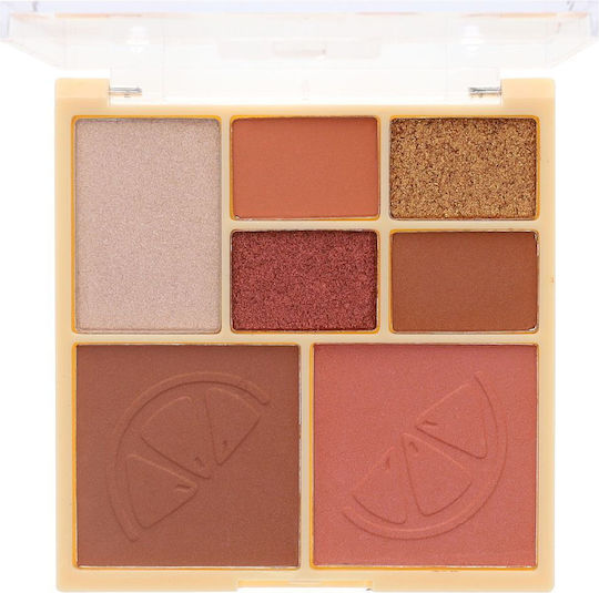 Sunkissed Παλέτα με Σκιές Ματιών σε Στερεή Μορφή Citrus Crush 15.6gr