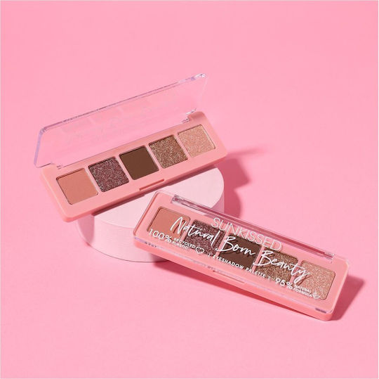 Sunkissed Natural Born Paletă Cu Fard De Pleoape În Formă Pudră Presată 4.5gr