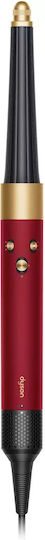 Dyson HS08 Airwrap i.d. Straight + Wavy Electric Hair Brush with Air for Hair Straightening and for Curls 1300W Red Velvet Gold