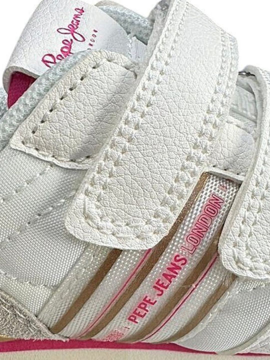 Casual Παιδικά Sneakers με Σκρατς Λευκά