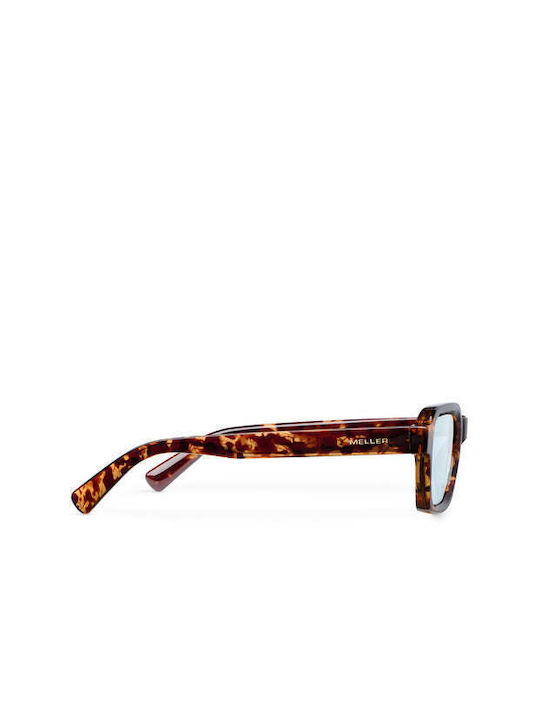Meller Tingo Unisex Γυαλιά Ηλίου με Καφέ Ταρταρούγα Κοκκάλινο Σκελετό και Γαλάζιο Φακό