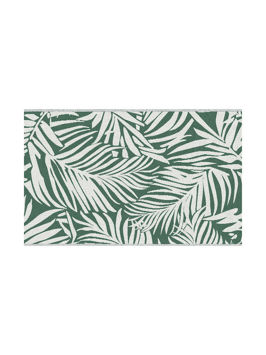 Outsunny Rug Outdoor Rectangular Green and White