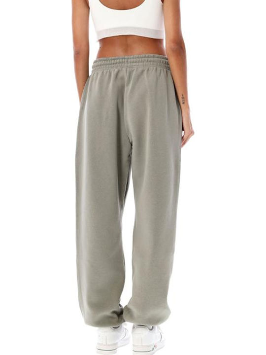 Sportswear High Waist Sweatpants Jogger Fleece Light Army/Sail