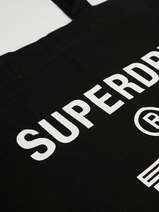 Superdry Unisex Canvas Tote Bag Y9110270a 02a Black