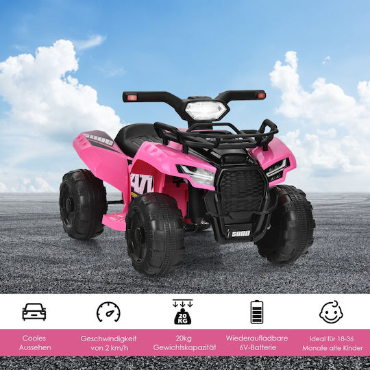 Kids Ride-On Motorbike Electric 6 Volt Pink for 1.5+ Years