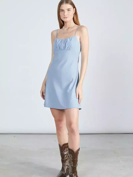 Sommer Mini Damenkleid Blau