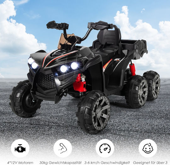 Kids Scooter Electric 12 Volt Black