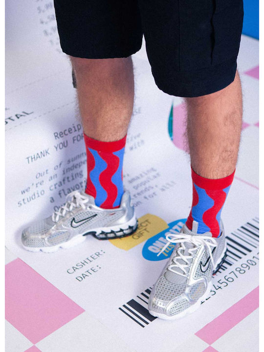 Чорапи Eat My Socks Curvies Високи Чорапи 1 Чифт Emsnoccurv Жълти Памучни