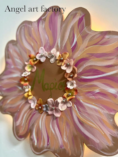 Wooden Wall Light Flower Name