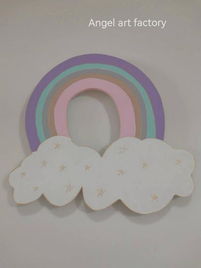 Children's Wooden Wall Light "Rainbow"