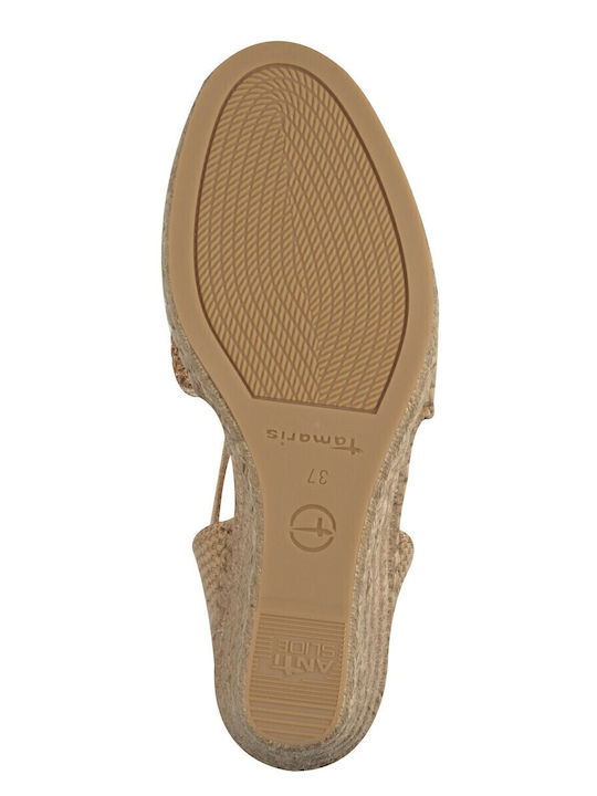 Women's Fabric Platform Espadrilles Gold