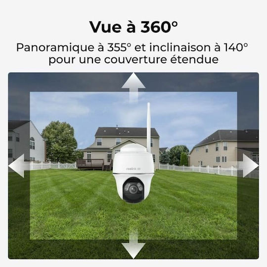 Reolink B440 IP Surveillance Camera Wi-Fi 4K Waterproof Battery Powered with Two-Way Communication