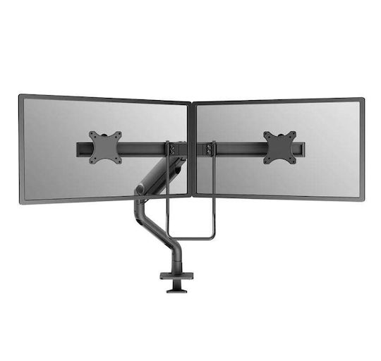 Neomounts DS75S-950BL2 Επιτραπέζια Βάση για 2 Οθόνες έως 27" με Βραχίονα