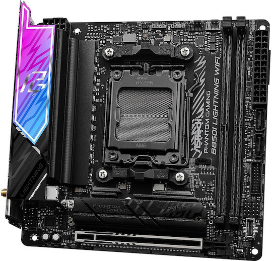 ASRock B850I Lightning WiFi Motherboard Mini ITX με AMD AM5 Socket