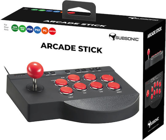 Subsonic Joystick Ενσύρματο Συμβατό με PS4 / PS3 / PC / Switch / Xbox Series X/S / Xbox One