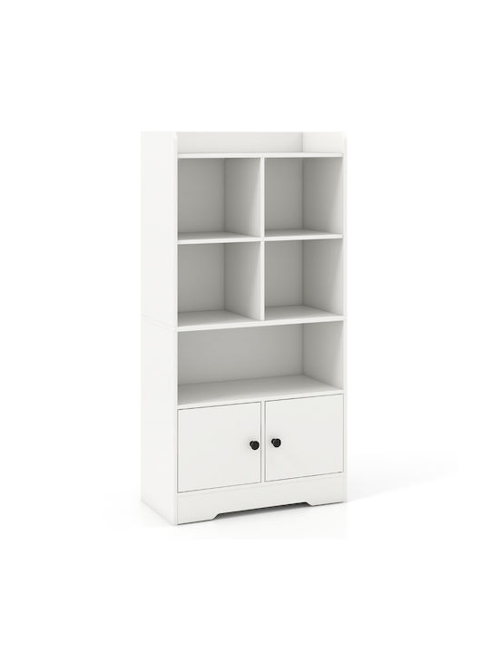 Βιβλιοθήκη Λευκή 60x29.5x120εκ.