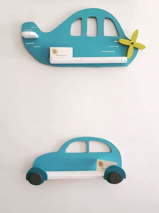 Wooden Helicopter Shelf